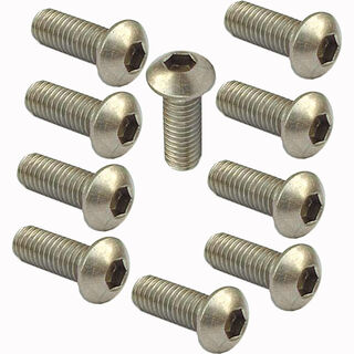 Button Head Hex Socket M5 Bolt 12-40mm