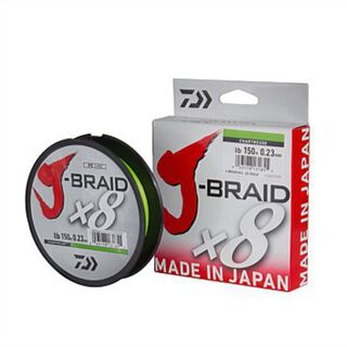 Daiwa J-Braid Chartreuse 10lb
