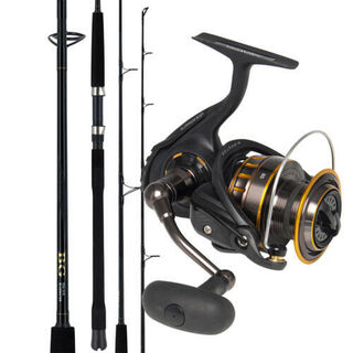 Daiwa BG 5000 & BG Bluewater 56-3/5 Combo with 50lb Braid