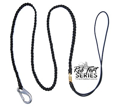 Rob Fort Series Plaited Rod and Paddle Leash - Swivel Snap Clip