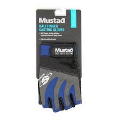 Mustad Half Finger Fishing Gloves