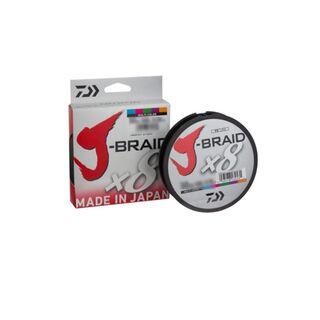 Daiwa X8 J Braid Multi-Colour 300m